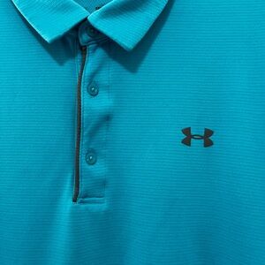 3XL Under Armour Men's Teal Polo Shirt